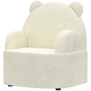 AIYAPLAY Дитяче крісло Teddy Fleece Bear Shape для дітей 1,5-3 років, зручний дитячий диван для дитячої кімнати та ігрової кімнати, бежевий