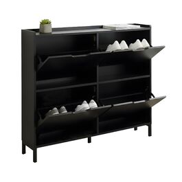 Зручний вузький органайзер для взуття Relaxdays з 4 відділеннями