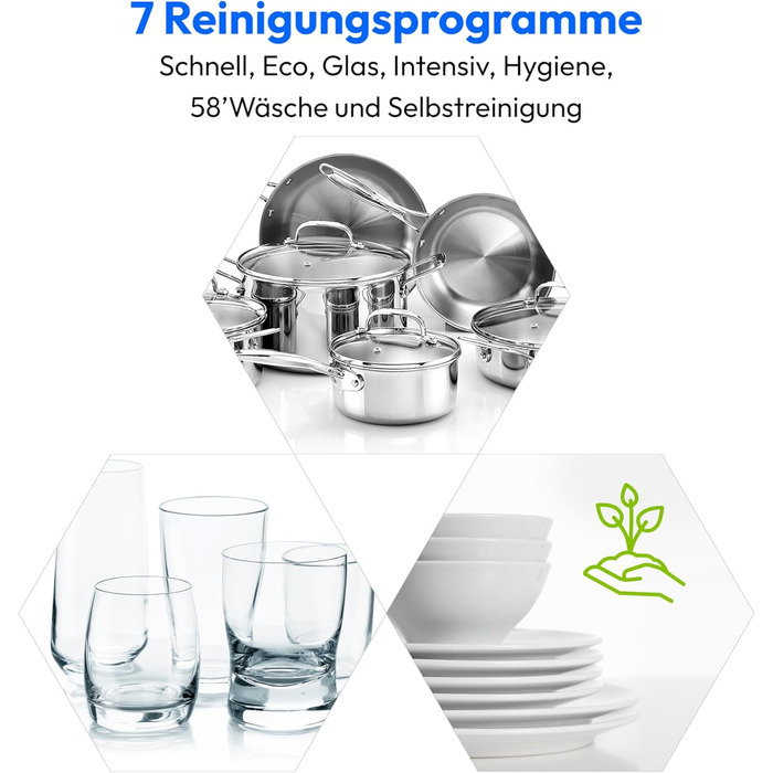 MINI посудомийна машина MEDION DWT51 (біла, зі скляними дверцятами, 5 комплектів посуду, таймер, без підключення до води)