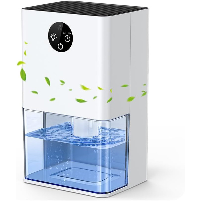 Електричний осушувач повітря для підвалу та квартири 1800 мл з таймером, нічним світлом та автоматичним відтаванням. Тиха робота, 7 кольорів.