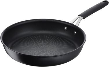 Сковорода Lagostina Tempra, 30 см, з антипригарним покриттям Titan, нержавіюча сталь, для всіх плит (включно з індукцією)