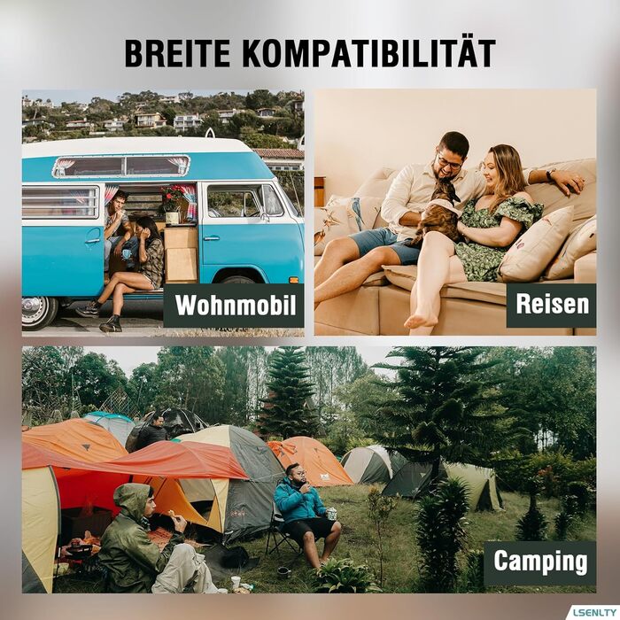 Виявлювач CO з HD-дисплеєм для дому та кемпінгу: 3-в-1 (CO, температура, вологість)