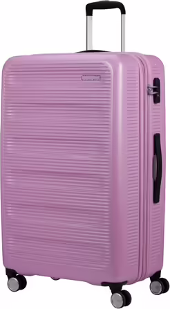 Валіза American Tourister Astrobeam Spinner L, розсувна, 77 см, 97/110 л, фіолетова (Pastel Lavender), для подорожей