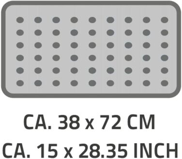 Вставка для ванни RIDDER Зебра 38x72 см Біло-чорна