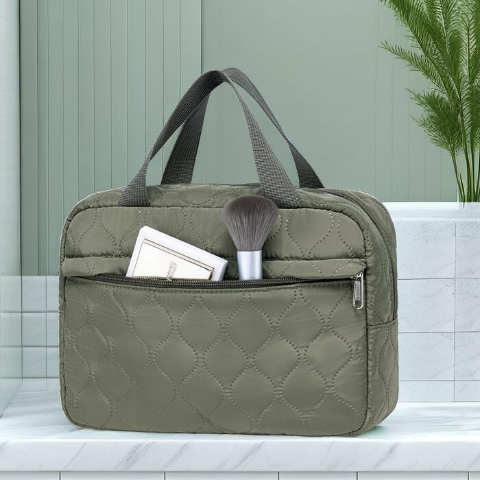 Жіноча туалетна сумка LOIDOU (Tote Quilted Green)