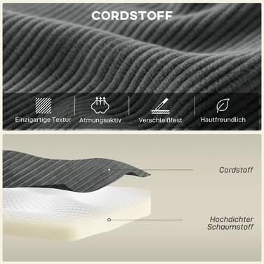 Модульний кутовий диван, кутовий диван-ліжко з глибоким сидінням, широкими підлокітниками, 2 подушки, темно-сірий