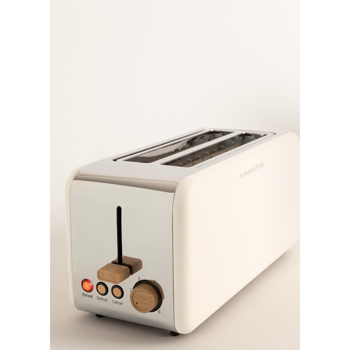 Тостер Retro XL + Електричний чайник Retro L, кремовий колір. Тостер, чайник, 1,7 л