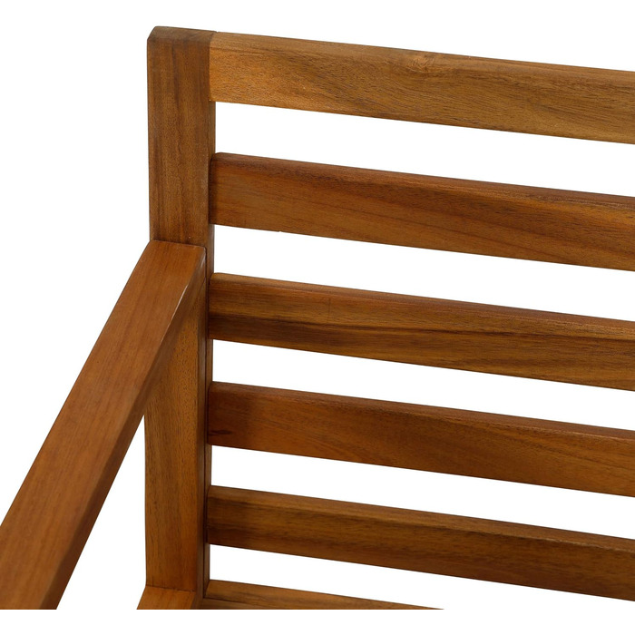 Садовий набір меблів Greemotion Dijon з акації FSC 100% - стіл та 2 стільці з подушками для балкона/саду