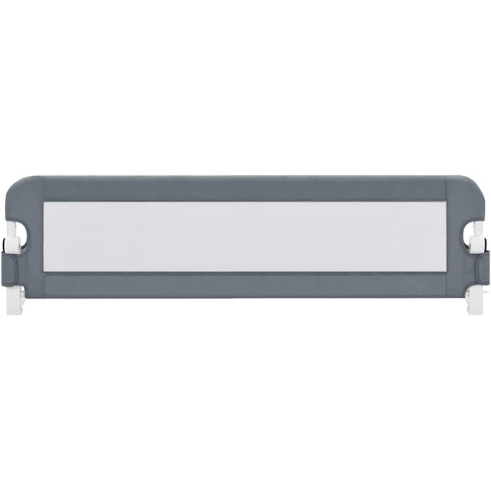 Захисний бортик для ліжка vidaXL для дітей та малюків 150x42 см, сірий, поліестер