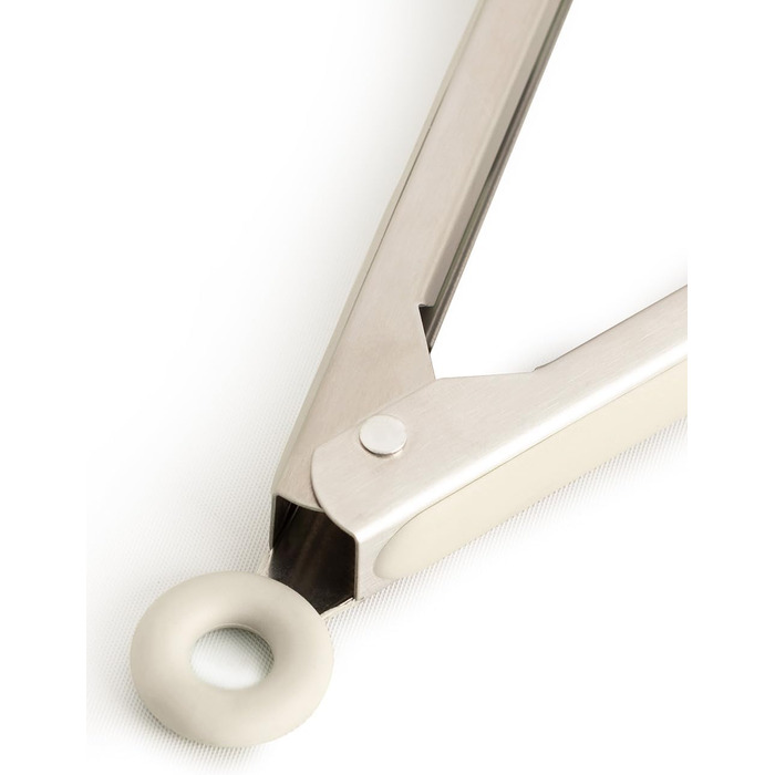 Набір кухонного приладдя 11 предметів, кремово-білий та дерево, силікон та букове дерево, BPA-free, стійкий до тепла до 230°C