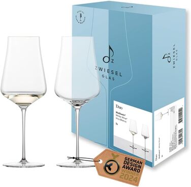 Кельмахи Zwiesel Glas для червоного та білого вина, набір 2 шт. з Tritan-кристалу, стійкі до миття в посудомийній машині