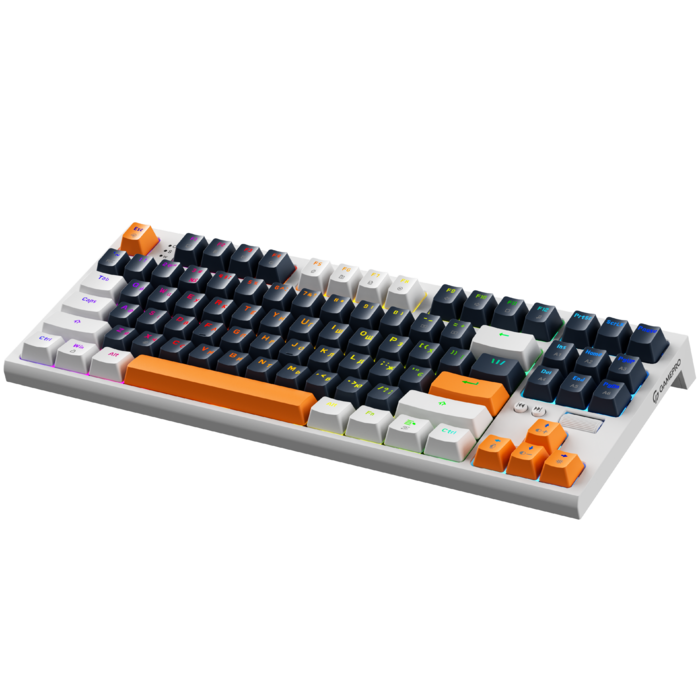 Дротова механічна клавіатура GamePro MK180W (Red) з Hot-Swap RGB White