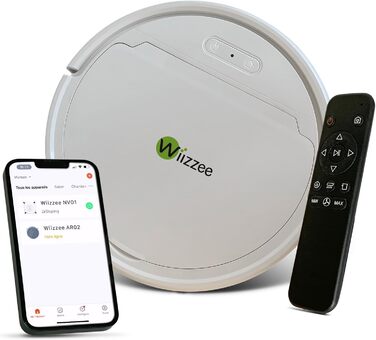 Робот-пилосос AR02: Wi-Fi, 5 режимів, Gyro-навігація, для гладких підлог