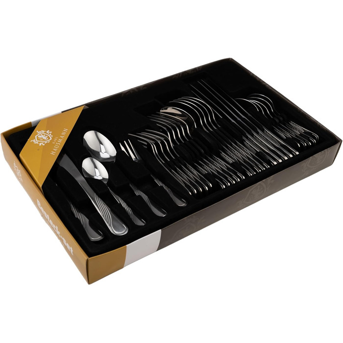 Набір столових приборів Karl Hausmann на 6 осіб (30 предметів) - нержавіюча сталь, для посудомийної машини