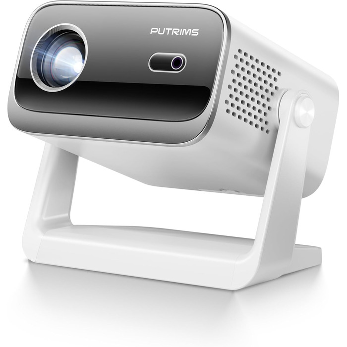 Портативний проєктор Beaer з автофокусом та корекцією трапеції, WiFi, Bluetooth, Full HD 1080P, LED, 145° обертання, для дому та відпочинку на природі