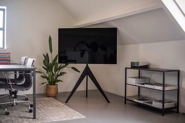 Підставка для телевізора XTRARM Argo, 26-65 дюймів, 40 кг, VESA 400x400 мм, поворот 360°, чорна