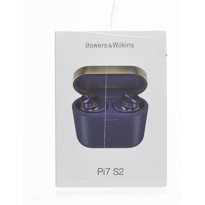 Справжні бездротові навушники Bowers & Wilkins Pi7 S2, Bluetooth, aptX, мікрофони, Midnight Blue (2023)