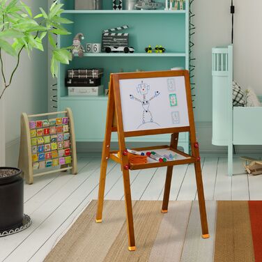 Дитячий столик Relaxdays з дощечкою для малювання