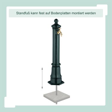 Relaxdays Античний фонтанчик для стояння, 80 см