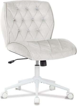 Крісло для дому та офісу Symino з функцією гойдання, обшите штучною замшею, регульована висота, поворотне на 360°, ергономічне, до 150 кг, велике (до 150 кг)