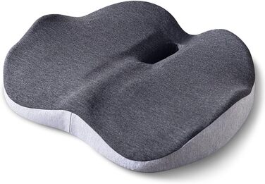 Ортопедична подушка для сидіння ADASSERA: зняття болю, підтримка куприка, покращення кровообігу, ергономічна, для офісу та авто