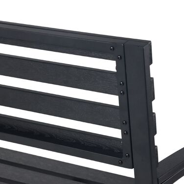 Лавка для саду Relaxdays з WPC та металу