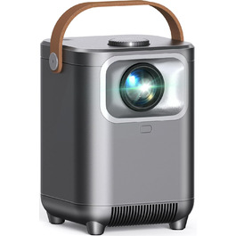 Міні проєктор Beamer Bluetooth Full HD 1080P для кіно та ігор, портативний, сумісний з iOS, Android, Windows, TV Stick, HDMI, Smartphone, ігровими консолями, USB, з пультом ДУ