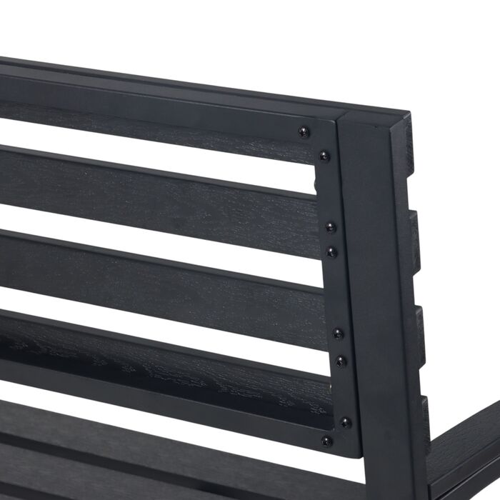 Лавка для саду Relaxdays з WPC та металу