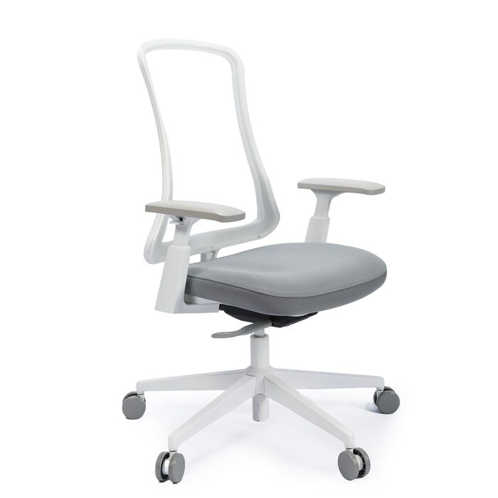 Офісний стілець ProtoArc Flexer ергономічний з регулюванням глибини сидіння, чорний. Сітчаста спинка, контурне сидіння для дому та офісу. Легкий монтаж.