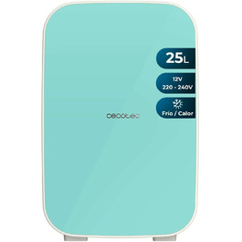 Холодильник Cecotec Bolero MiniCooling 25L: 12V/220V, для авто та кемперів, охолодження/нагрівання, 25л, Bahamas Mint