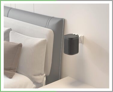 Підставка для SONOS ONE та Play:1 Conecto CC50596-2 (2 шт.) - білий, з кабелеуправлінням, 71.6 см, до 3 кг