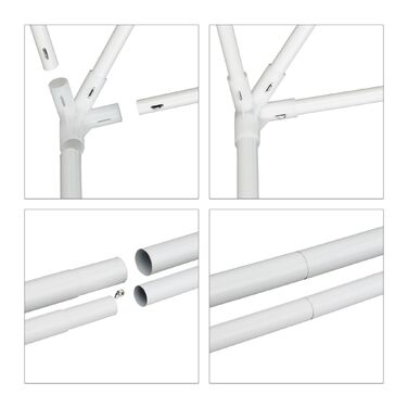 Павільйон Relaxdays 3x3 м з 2 бічними панелями