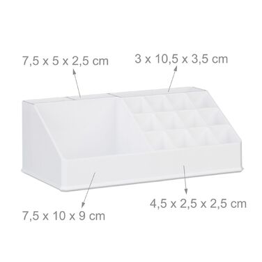 Організатор для макіяжу Relaxdays з 8 висувними ящиками