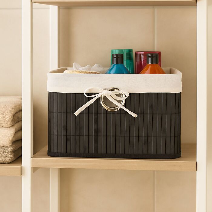 Набір кошиків для зберігання Relaxdays з бамбука