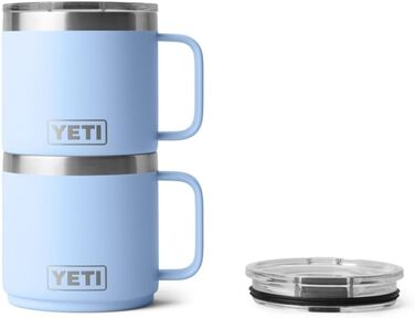 Термос YETI Rambler 14 oz (414 мл) з кришкою MagSlider, Big Sky Blue