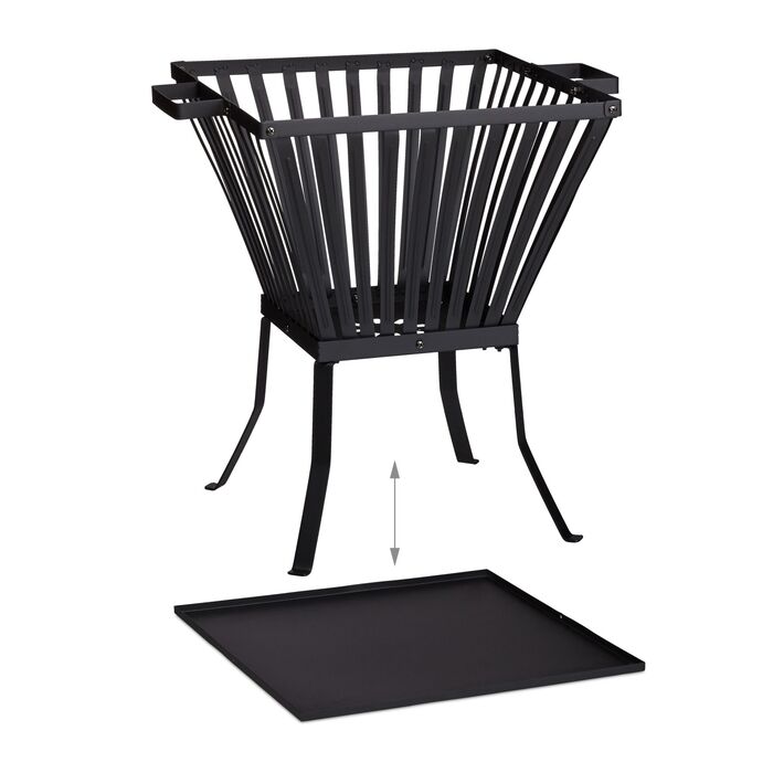 Кошик для вогню Relaxdays XL з підвішуючим гачком