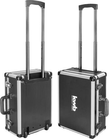 Набір інструментів kwb 175 предметів в алюмінієвому кейсі з коліщатками, замок з ключами, для майстра, дому та ремонту