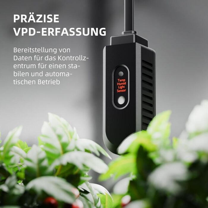 Зволожувач повітря Spider Farmer Neuer 5л для рослин, теплиці, кімнати з гігрометром та автовимкненням, чорний