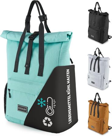 Терморюкзак Coolin' Kühlrrucksack 30L: для пікніків, пляжу, походів. Білий (М'ятний)