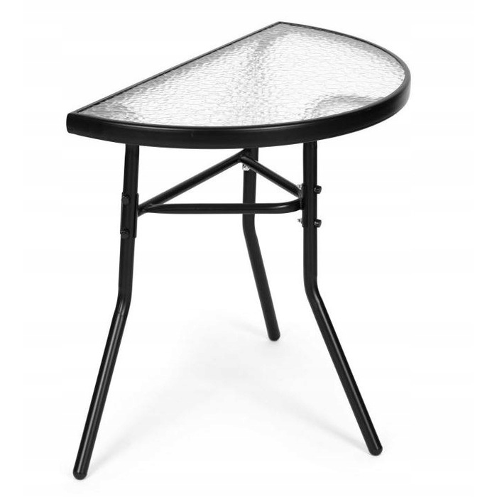 Комплект садових меблів Atos, метал, чорний, 3 предмети