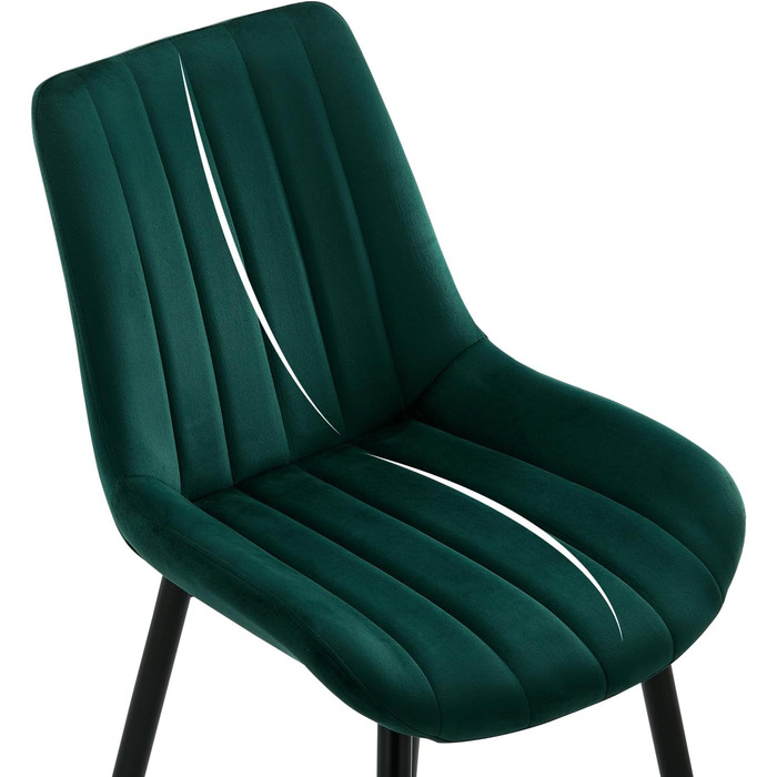 Набір з 2-х стільців для їдальні TUKAILAI з штучної шкіри, ергономічні, з металевим каркасом, до 150 кг, для кухні, їдальні та вітальні, коричневі (зелені, велюрові, набір 4 шт.)