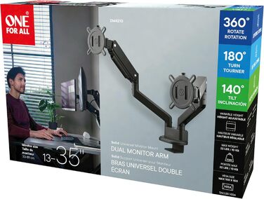 Тримач для монітора One For All DM4120 (Чорний)