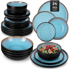 розмір: набір посуду 24 шт.