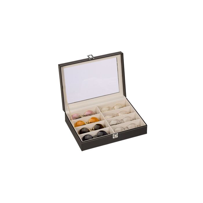 Стильна коробка Relaxdays для 8 пар окулярів