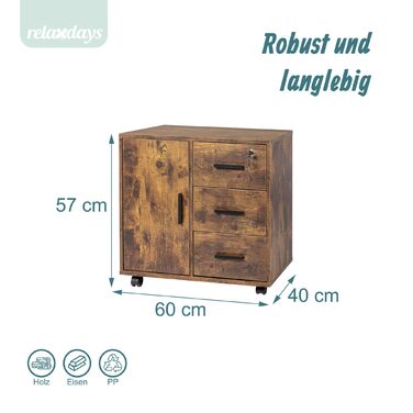 Замкнений роликовий контейнер Relaxdays