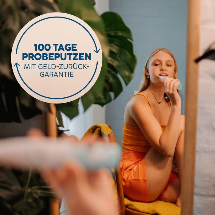 Електрична звукова зубна щітка happybrush® Eco Vibe 3+ – Чорний (Ocean) – Комплект з насадками, 2 роки гарантії