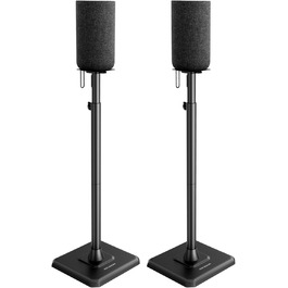 Підставка для колонок Perlegear PGSS12, регульована висота 83-107 см, для сателітної акустики, з кабельною організацією, 6 кг