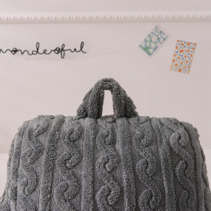 Підголовник Aimuan для відпочинку в ліжку з підтримкою спини та підлокітниками (сірий)