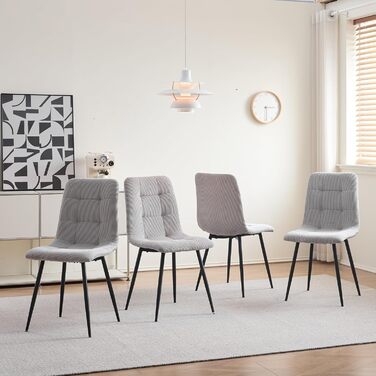 Комплект обідньої групи 5-ти частинний: круглий стіл 100 см та 4 стільці (голландський фліс). Підходить для кухні, вітальні, балкону, ресторану, офісу. Темне дерево + світле дерево/сірий (Cord).