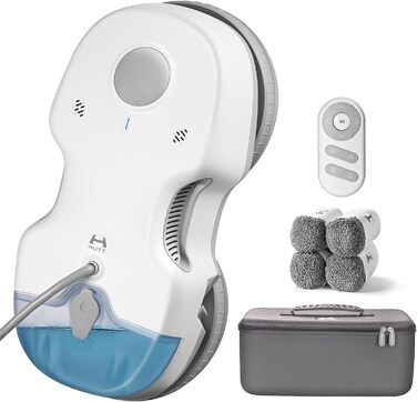 Робот-прибиральник вікон HUTT S7 з функцією розпилення, 5500Pa, 3D-подушка, 80мл бак, автоматичний, з багаторазовим захистом, 8 мікрофібра, у кейсі